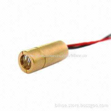 Cross 520nm/3mW Laser Modules, Ø9 x 21mm, Used Low Temperature